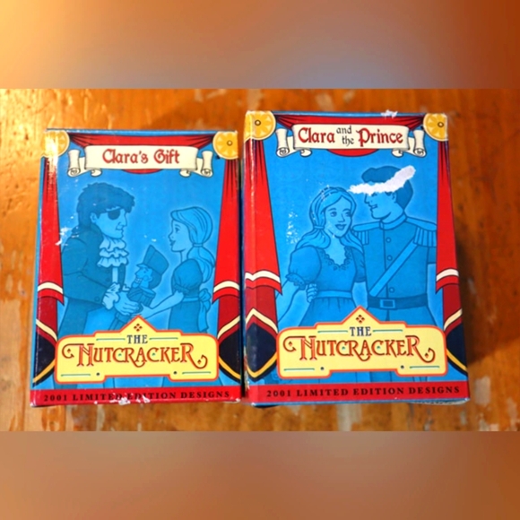 Vintage The Nutcracker - CVS 2001 Lot of 2 Ornaments New in Box - Picture 1 of 7